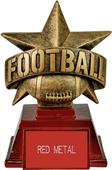 Hasty Awards 6" All Star Resin Football Trophy Hasty Awards 6" All Star Resin Football Trophy