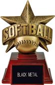 Hasty Awards 6" All Star Resin Softball Trophy Hasty Awards 6" All Star Resin Softball Trophy