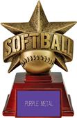 Hasty Awards 6" All Star Resin Softball Trophy Hasty Awards 6" All Star Resin Softball Trophy