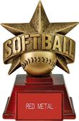 Hasty Awards 6" All Star Resin Softball Trophy Hasty Awards 6" All Star Resin Softball Trophy