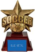 Hasty Awards 6" All Star Resin Soccer Trophy Hasty Awards 6" All Star Resin Soccer Trophy