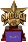 Hasty Awards 6" All Star Resin Soccer Trophy Hasty Awards 6" All Star Resin Soccer Trophy
