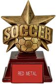 Hasty Awards 6" All Star Resin Soccer Trophy Hasty Awards 6" All Star Resin Soccer Trophy