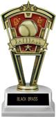 Hasty Award 7" Baseball Varsity Trophy Marble Base Hasty Award 7" Baseball Varsity Trophy Marble Base