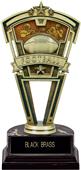 Hasty Award 7" Football Varsity Trophy Marble Base Hasty Award 7" Football Varsity Trophy Marble Base