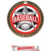 Hasty Awards 2.5" All-Star Crest Baseball Medals Hasty Awards 2.5" All-Star Crest Baseball Medals