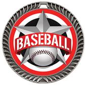 Hasty Awards 2.5" All-Star Crest Baseball Medals