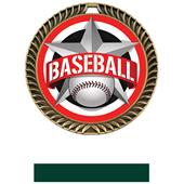 Hasty Awards 2.5" All-Star Crest Baseball Medals Hasty Awards 2.5" All-Star Crest Baseball Medals