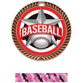 Hasty Awards 2.5" All-Star Crest Baseball Medals Hasty Awards 2.5" All-Star Crest Baseball Medals