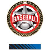 Hasty Awards 2.5" All-Star Crest Baseball Medals Hasty Awards 2.5" All-Star Crest Baseball Medals