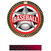 Hasty Awards 2.5" All-Star Crest Baseball Medals Hasty Awards 2.5" All-Star Crest Baseball Medals