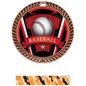 Hasty Awards 2.5" Varsity Crest Baseball Medals Hasty Awards 2.5" Varsity Crest Baseball Medals