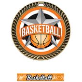 Hasty Awards 2.5" All-Star Crest Basketball Medals Hasty Awards 2.5" All-Star Crest Basketball Medals