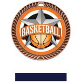 Hasty Awards 2.5" All-Star Crest Basketball Medals Hasty Awards 2.5" All-Star Crest Basketball Medals