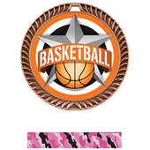 Hasty Awards 2.5" All-Star Crest Basketball Medals Hasty Awards 2.5" All-Star Crest Basketball Medals