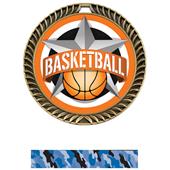 Hasty Awards 2.5" All-Star Crest Basketball Medals Hasty Awards 2.5" All-Star Crest Basketball Medals