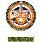 Hasty Awards 2.5" All-Star Crest Basketball Medals Hasty Awards 2.5" All-Star Crest Basketball Medals