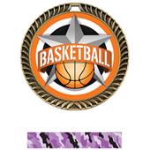 Hasty Awards 2.5" All-Star Crest Basketball Medals Hasty Awards 2.5" All-Star Crest Basketball Medals