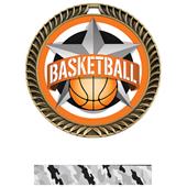 Hasty Awards 2.5" All-Star Crest Basketball Medals Hasty Awards 2.5" All-Star Crest Basketball Medals