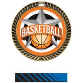Hasty Awards 2.5" All-Star Crest Basketball Medals Hasty Awards 2.5" All-Star Crest Basketball Medals