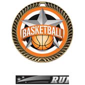 Hasty Awards 2.5" All-Star Crest Basketball Medals Hasty Awards 2.5" All-Star Crest Basketball Medals