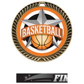 Hasty Awards 2.5" All-Star Crest Basketball Medals Hasty Awards 2.5" All-Star Crest Basketball Medals