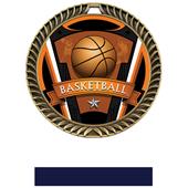 Hasty Awards 2.5" Varsity Crest Basketball Medals Hasty Awards 2.5" Varsity Crest Basketball Medals