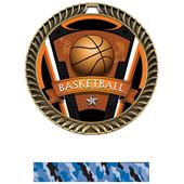 Hasty Awards 2.5" Varsity Crest Basketball Medals Hasty Awards 2.5" Varsity Crest Basketball Medals