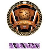 Hasty Awards 2.5" Varsity Crest Basketball Medals Hasty Awards 2.5" Varsity Crest Basketball Medals