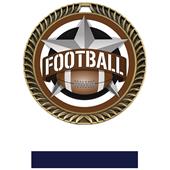 Hasty Awards 2.5" All-Star Crest Football Medals Hasty Awards 2.5" All-Star Crest Football Medals