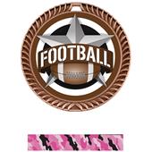 Hasty Awards 2.5" All-Star Crest Football Medals Hasty Awards 2.5" All-Star Crest Football Medals