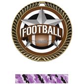 Hasty Awards 2.5" All-Star Crest Football Medals Hasty Awards 2.5" All-Star Crest Football Medals