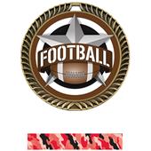 Hasty Awards 2.5" All-Star Crest Football Medals Hasty Awards 2.5" All-Star Crest Football Medals