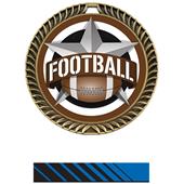 Hasty Awards 2.5" All-Star Crest Football Medals Hasty Awards 2.5" All-Star Crest Football Medals