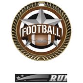 Hasty Awards 2.5" All-Star Crest Football Medals Hasty Awards 2.5" All-Star Crest Football Medals