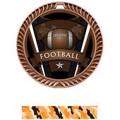 Hasty Awards 2.5" Varsity Crest Football Medals Hasty Awards 2.5" Varsity Crest Football Medals