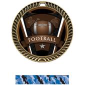 Hasty Awards 2.5" Varsity Crest Football Medals Hasty Awards 2.5" Varsity Crest Football Medals