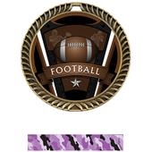 Hasty Awards 2.5" Varsity Crest Football Medals Hasty Awards 2.5" Varsity Crest Football Medals