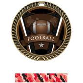 Hasty Awards 2.5" Varsity Crest Football Medals Hasty Awards 2.5" Varsity Crest Football Medals