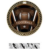 Hasty Awards 2.5" Varsity Crest Football Medals Hasty Awards 2.5" Varsity Crest Football Medals