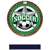 Hasty Awards 2.5" All-Star Crest Soccer Medals Hasty Awards 2.5" All-Star Crest Soccer Medals