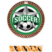 Hasty Awards 2.5" All-Star Crest Soccer Medals Hasty Awards 2.5" All-Star Crest Soccer Medals