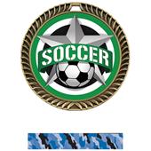 Hasty Awards 2.5" All-Star Crest Soccer Medals Hasty Awards 2.5" All-Star Crest Soccer Medals