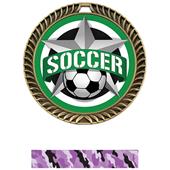 Hasty Awards 2.5" All-Star Crest Soccer Medals Hasty Awards 2.5" All-Star Crest Soccer Medals