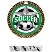 Hasty Awards 2.5" All-Star Crest Soccer Medals Hasty Awards 2.5" All-Star Crest Soccer Medals