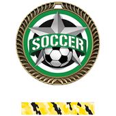 Hasty Awards 2.5" All-Star Crest Soccer Medals Hasty Awards 2.5" All-Star Crest Soccer Medals