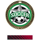 Hasty Awards 2.5" All-Star Crest Soccer Medals Hasty Awards 2.5" All-Star Crest Soccer Medals