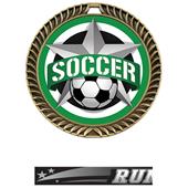 Hasty Awards 2.5" All-Star Crest Soccer Medals Hasty Awards 2.5" All-Star Crest Soccer Medals