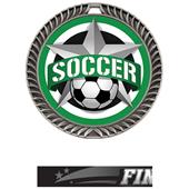 Hasty Awards 2.5" All-Star Crest Soccer Medals Hasty Awards 2.5" All-Star Crest Soccer Medals