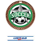 Hasty Awards 2.5" All-Star Crest Soccer Medals Hasty Awards 2.5" All-Star Crest Soccer Medals